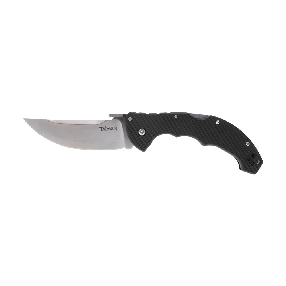 cold steel cs21ttl 4" folding straight back plain s35vn blade 5.25" g10 handle includes belt clip Cold Steel CS21TTL 4" Folding Straight Back Plain S35VN Blade 5.25" G10 Handle Includes Belt Sports South item 155498