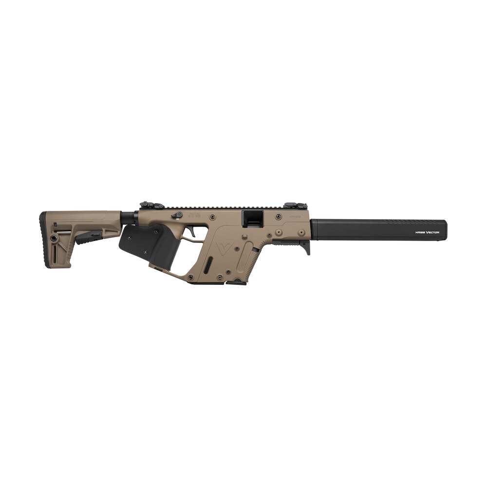 kriss usa kv90cfd22 vector crb gen2 *ca compliant 9mm luger 10+1 16" black steel barrel, flat dark earth cerakote polymer receiver, flat dark earth synthetic stock, black california paddle grip Kriss USA KV90CFD22 Vector CRB Gen2 *CA Compliant 9mm Luger 10+1 16" Black Steel Sports South item 155562