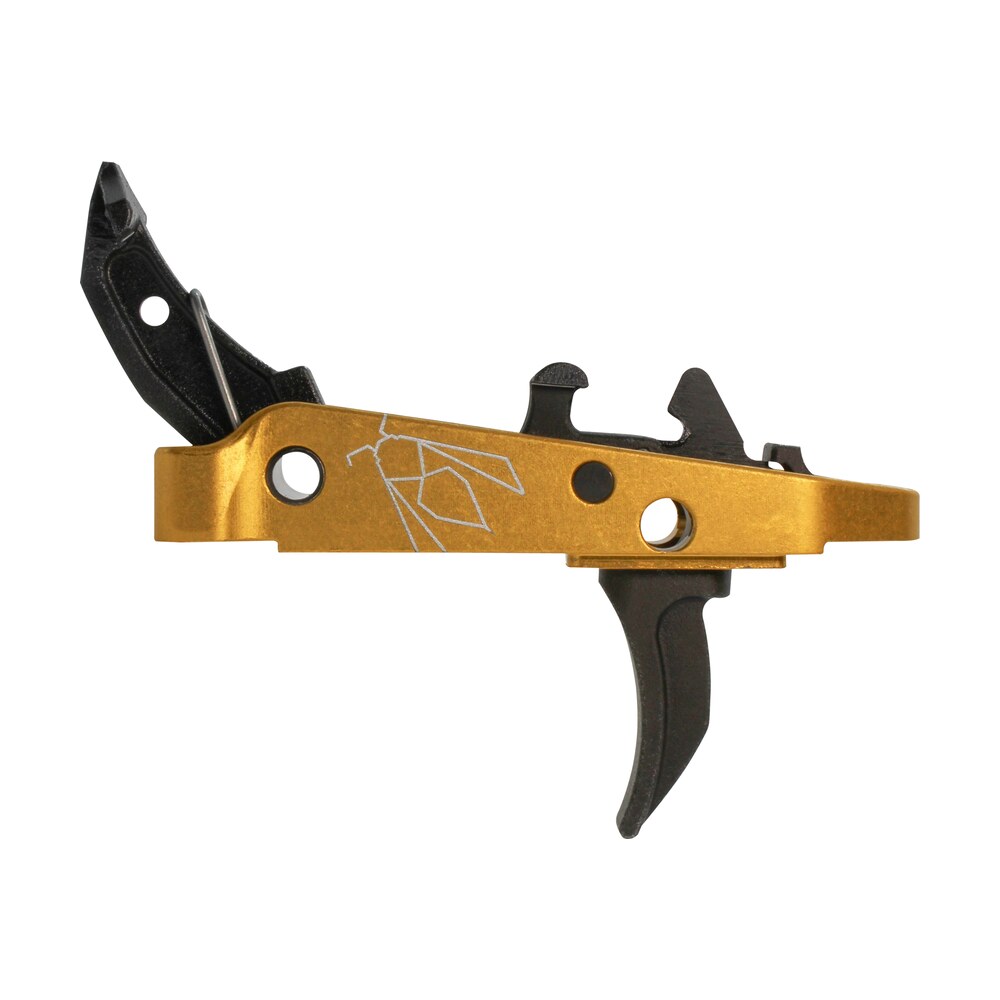cmc triggers 47407 drop in yella jacket combat trigger group 2.0 single stage curve with 2.50 lbs draw weight, black w/ yellow housing CMC Triggers 47407 Drop-In Yella Jacket Combat Trigger Group 2.0 Single-Stage Curve Sports South item 155607