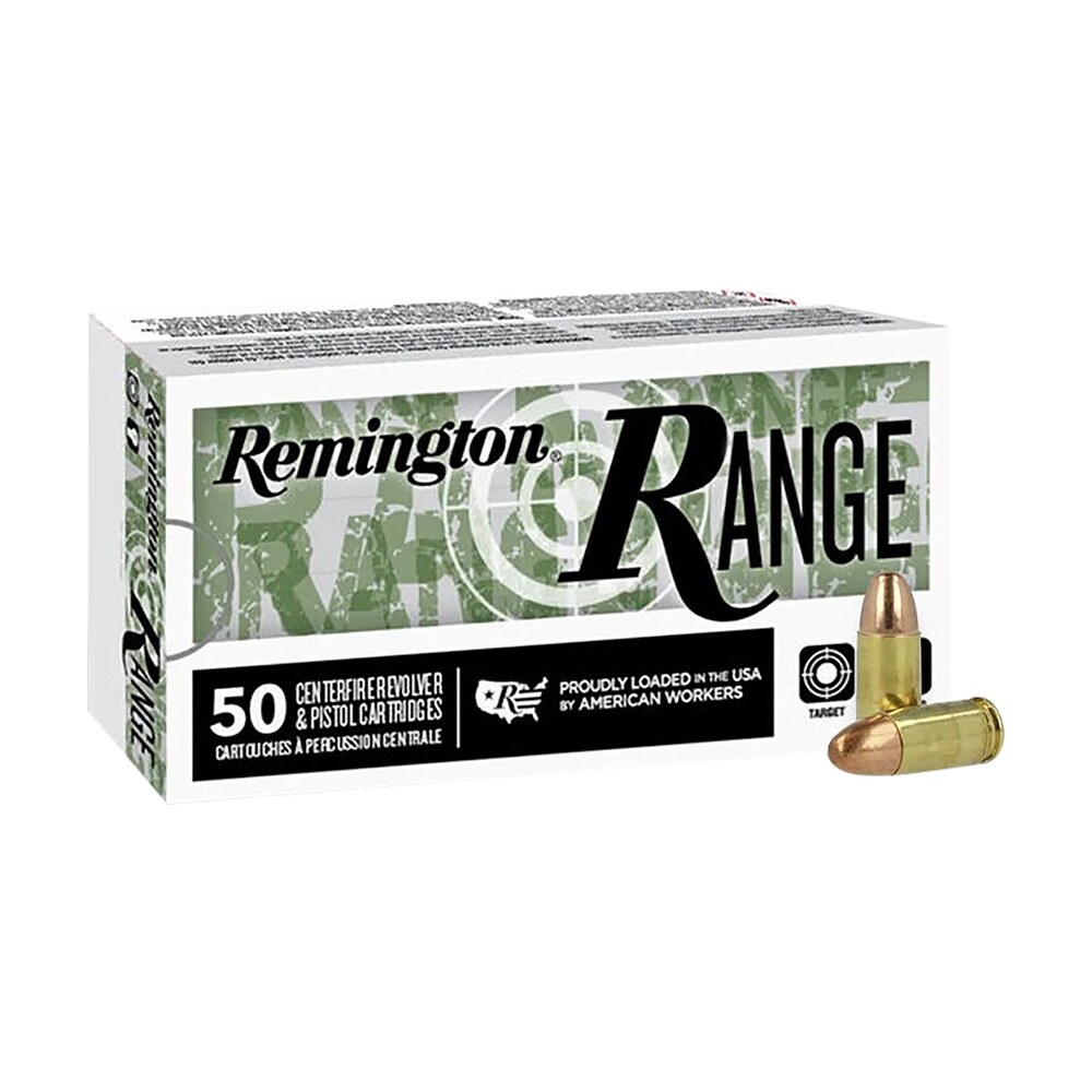 remington ammunition r27780 range 9mmluger 124gr full metal jacket 50 per box/20 case Remington Ammunition R27780 Range 9mmLuger 124gr Full Metal Jacket 50 Per Box/20 Case Sports South item 155736