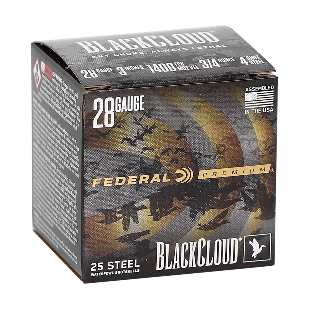 federal pwbx2854 black cloud fs 28gauge 3" 3/4oz 4shot 25 per box/10 case Federal PWBX2854 Black Cloud FS 28Gauge 3" 3/4oz 4Shot 25 Per Box/10 Case Sports South item 155751