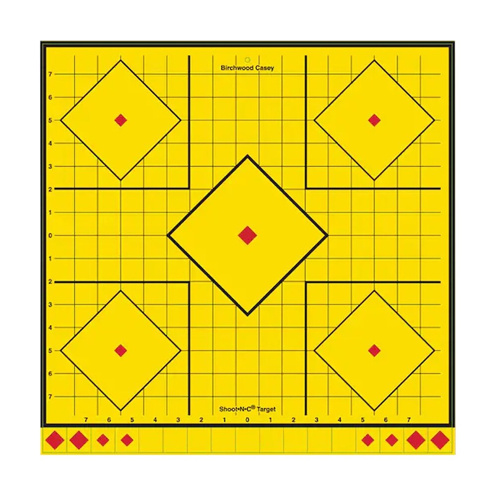 birchwood casey lrsit 5pk long range self adhesive paper yellow 17.75" 5 diamond 5 pack Birchwood Casey LRSIT-5PK Long Range Self-Adhesive Paper Yellow 17.75" 5-Diamond 5 Pack Sports South item 155771