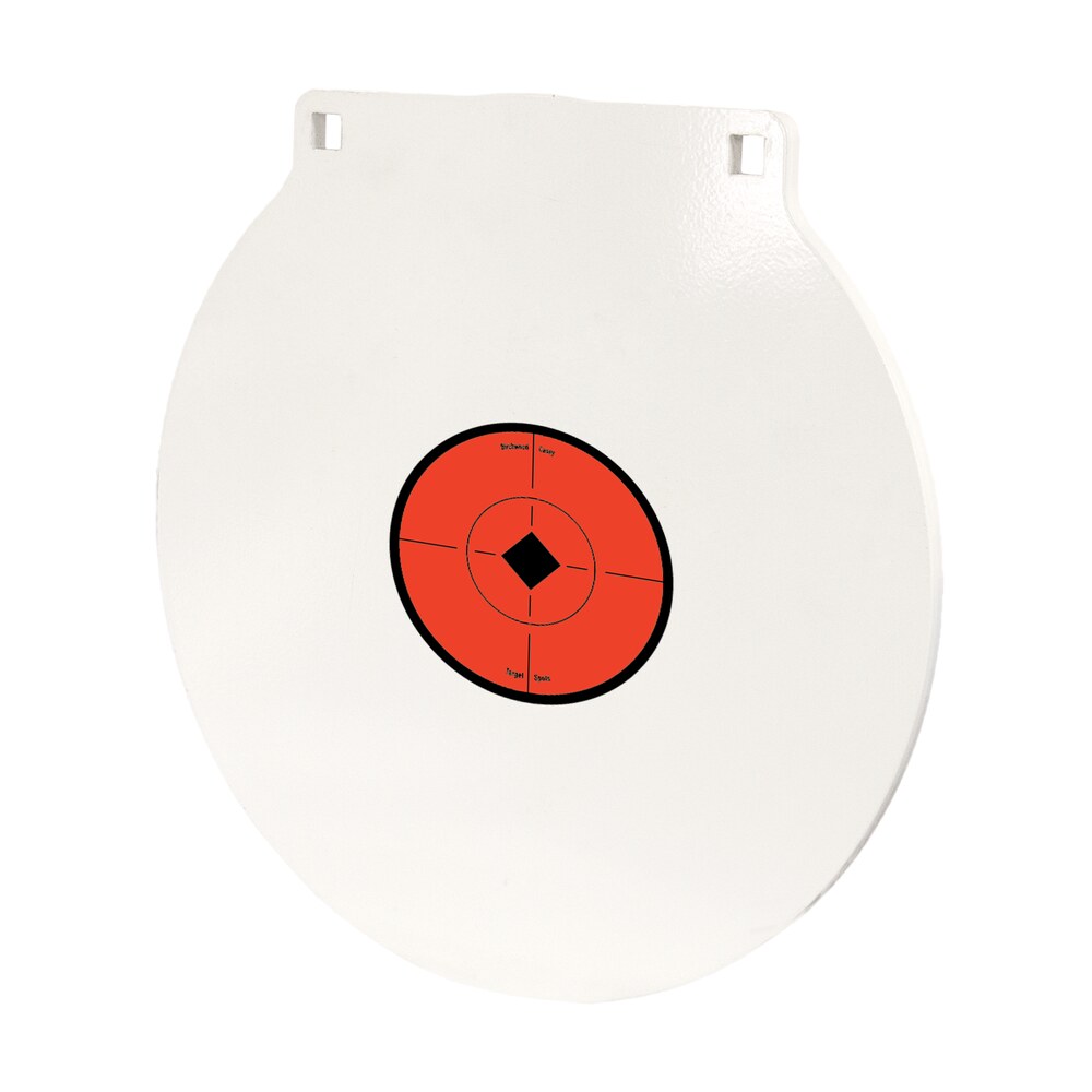 birchwood casey rnd12 round steel target plate 12" centerfire rifle/handgun target black/red/white nm500 steel hanging Birchwood Casey RND12 Round Steel Target Plate 12" Centerfire Rifle/Handgun Target Sports South item 155773