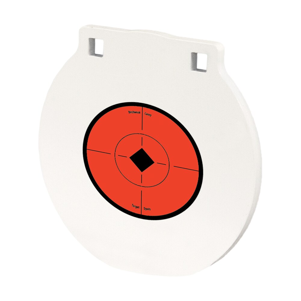 birchwood casey rnd8 round steel target plate 8" centerfire rifle/handgun target black/red/white nm500 steel hanging Birchwood Casey RND8 Round Steel Target Plate 8" Centerfire Rifle/Handgun Target Sports South item 155776