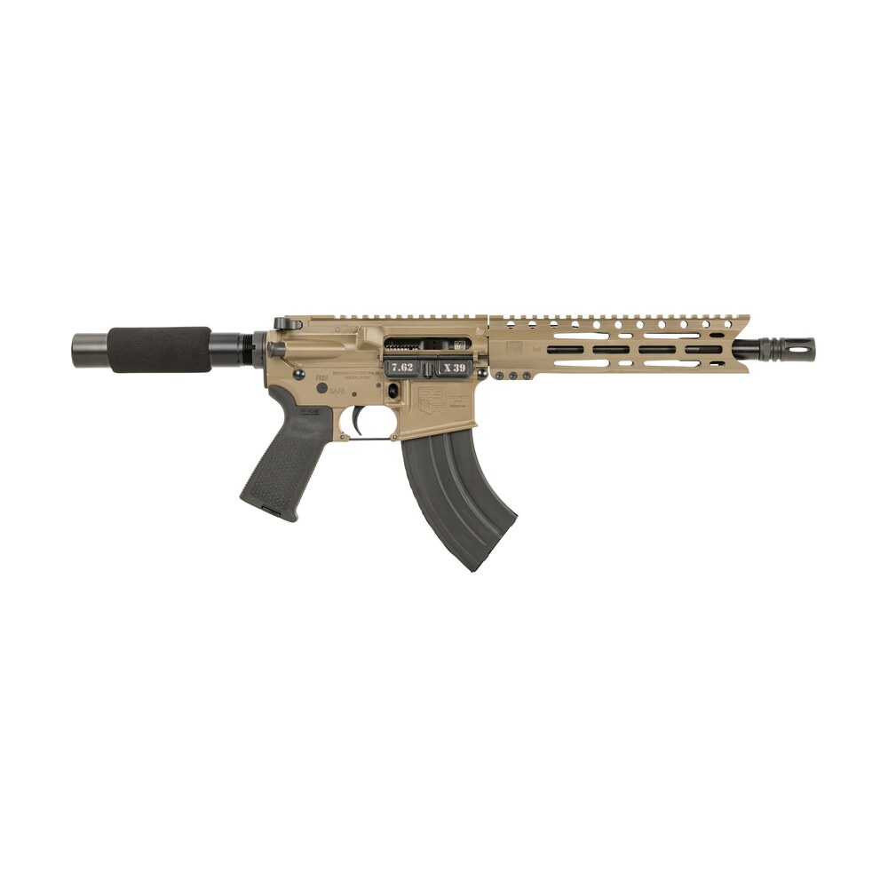diamondback db1915o061 db15 7.62x39mm 28+1 10", fde, carbon lower, 9" m lok handguard, black padded buffer tube/magpul grip Diamondback DB1915O061 DB15 7.62x39mm 28+1 10", FDE, Carbon Lower, 9" M-LOK Handguard, Black Sports South item 155892