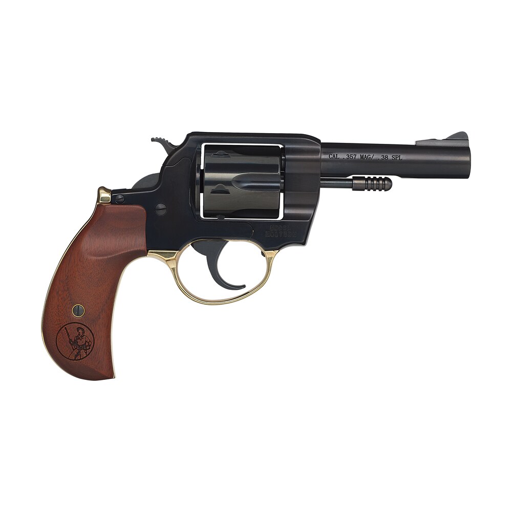 henry h017bdm big boy 38 special/357 mag 6 shot 4" blued round steel barrel, polished blued steel frame w/birdshead walnut grip Henry H017BDM Big Boy 38 Special/357 Mag 6 Shot 4" Blued Round Steel Sports South item 155951