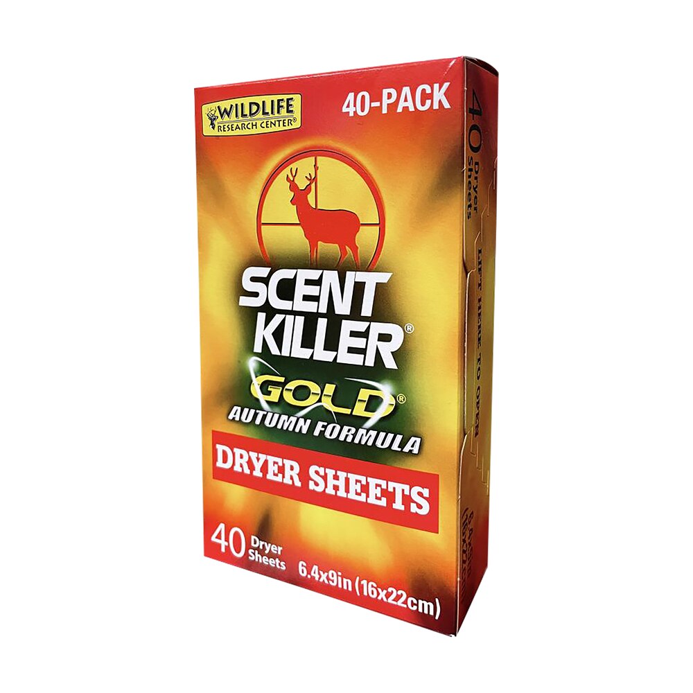 wildlife research 1283 scent killer gold autumn dryer sheets odor eliminator 40 pack Wildlife Research 1283 Scent Killer Gold Autumn Dryer Sheets Odor Eliminator 40 Pack Sports South item 155982