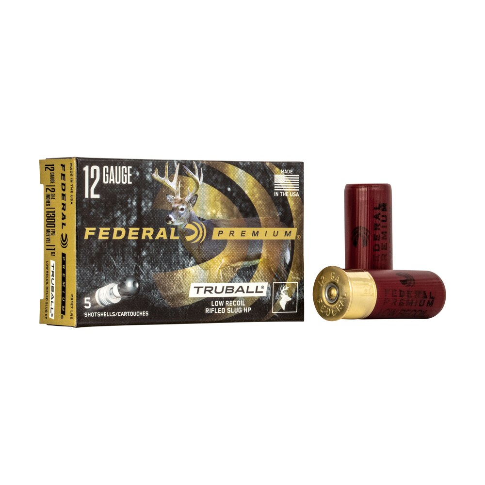 federal pb127lrs premium vital shok truball 12gauge 2.75″ 1oz rifledslug shot 5 per box/50 case Federal PB127LRS Premium Vital-Shok TruBall 12Gauge 2.75" 1oz RifledSlug Shot 5 Per Box/50 Case Sports South item 15600