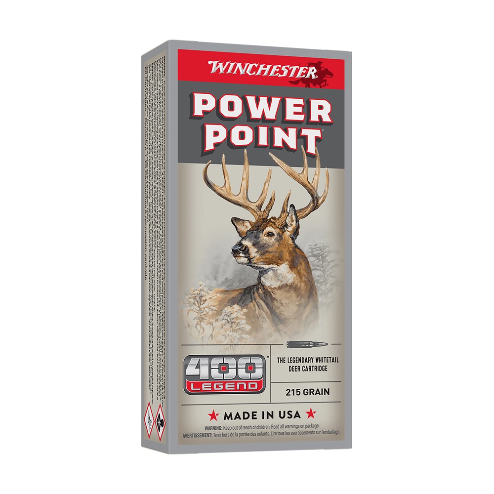 winchester ammo x4001 power point 400legend 215gr 20 per box/10 case Winchester Ammo X4001 Power-Point 400Legend 215gr 20 Per Box/10 Case Sports South item 156136