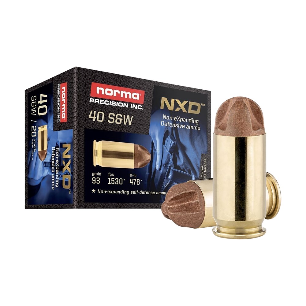norma ammunition 611440020 self defense nxd 40s&w 93gr 20 per box/10 case Norma Ammunition 611440020 Self Defense NXD 40S&W 93gr 20 Per Box/10 Case Sports South item 156165