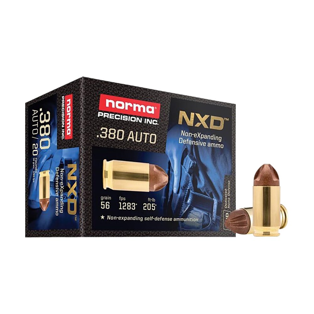 norma ammunition 611040020 self defense nxd 380acp 56gr 20 per box/10 case Norma Ammunition 611040020 Self Defense NXD 380ACP 56gr 20 Per Box/10 Case Sports South item 156166