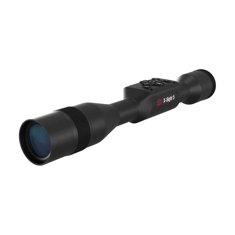 atn dgwsxs5255p x sight 5 night vision rifle scope black anodized 5 25x, 30mm tube gen 5 smart mil dot reticle ATN DGWSXS5255P X-Sight 5 Night Vision Rifle Scope Black Anodized 5-25x, 30mm Tube Gen 5 Smart Sports South item 156250