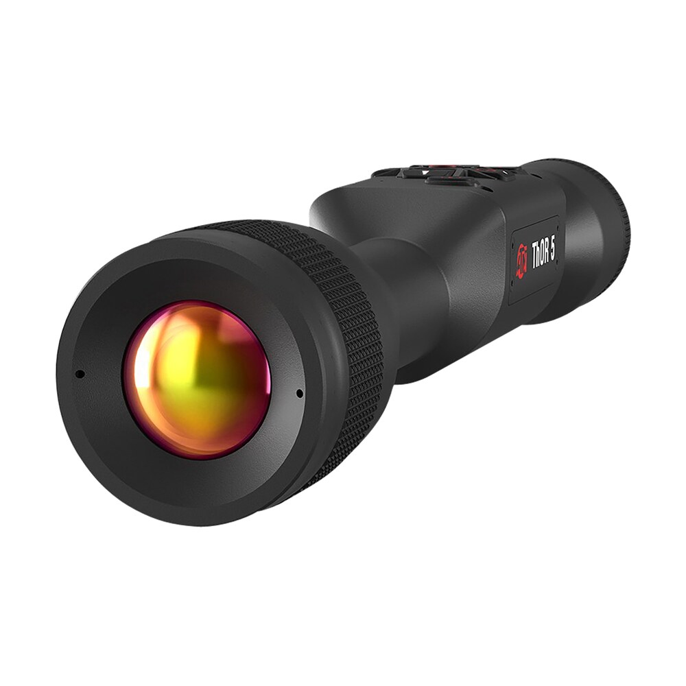 atn tiwst5635a thor 5 640 thermal rifle scope, black anodized 3 24x smart mil dot reticle w/zoom 640x480 12 micron, 60 fps resolution ATN TIWST5635A Thor 5 640 Thermal Rifle Scope, Black Anodized 3-24x Smart Mil Dot Reticle Sports South item 156256