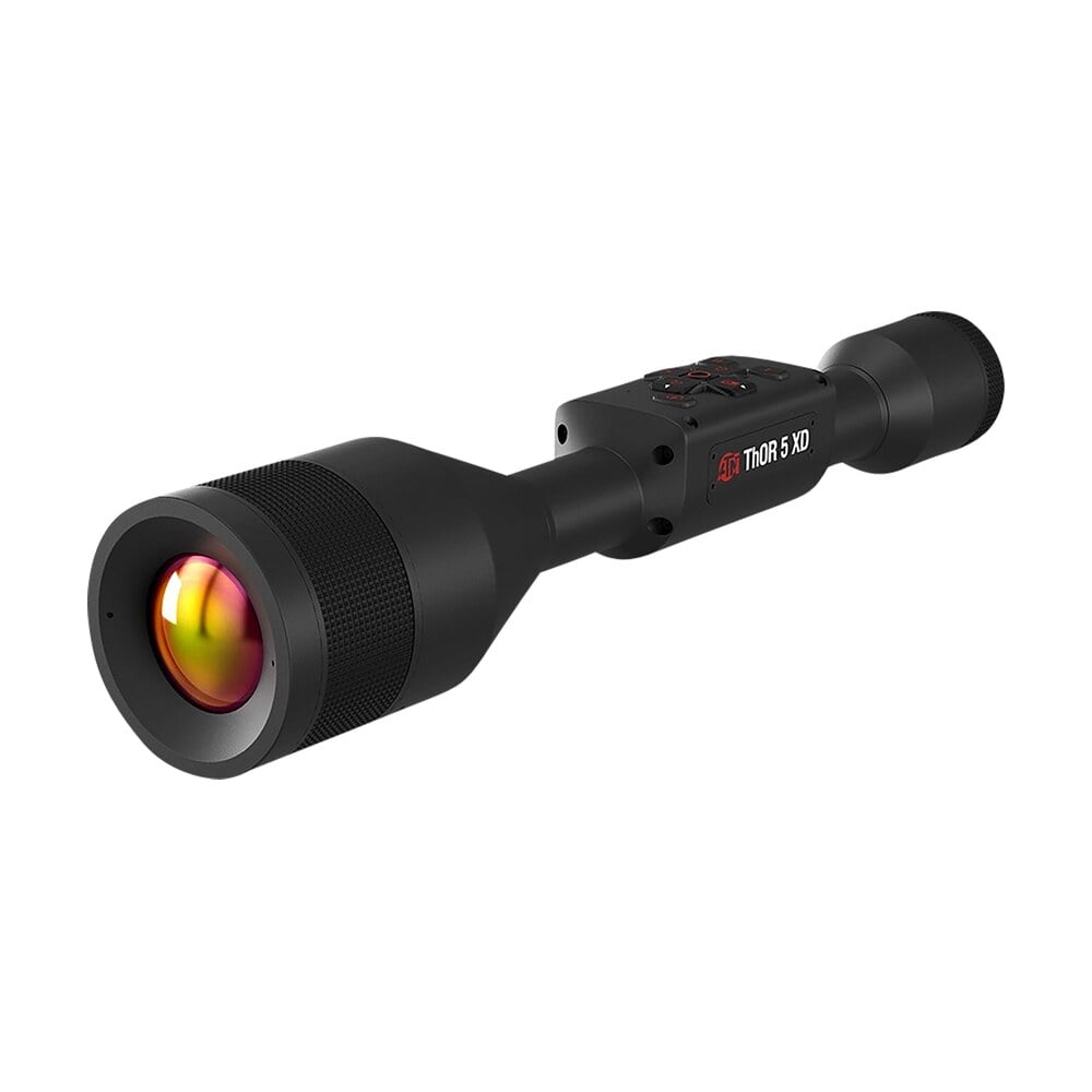 atn tiwst51250a thor 5 xd thermal rifle scope, black anodized 2 20x smart mil dot reticle w/zoom, 1280x1024 12 micron resolution ATN TIWST51250A Thor 5 XD Thermal Rifle Scope, Black Anodized 2-20x Smart Mil Dot Reticle Sports South item 156259