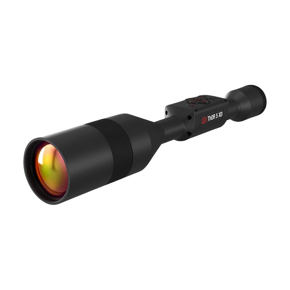 atn tiwst51210a thor 5 xd thermal rifle scope, black anodized 4 40x smart mil dot reticle w/zoom, 1280x1024 60 fps resolution ATN TIWST51210A Thor 5 XD Thermal Rifle Scope, Black Anodized 4-40x Smart Mil Dot Reticle Sports South item 156261