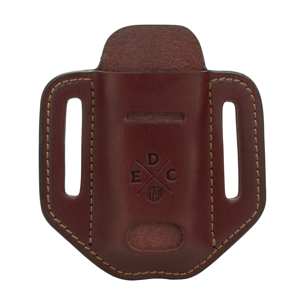 1791 gunleather hdesslchna edc heavy duty easy slide solo owb chestnut leather belt slide ambidextrous 1791 Gunleather HDESSLCHNA EDC Heavy Duty Easy Slide Solo OWB Chestnut Leather Belt Slide Sports South item 156300