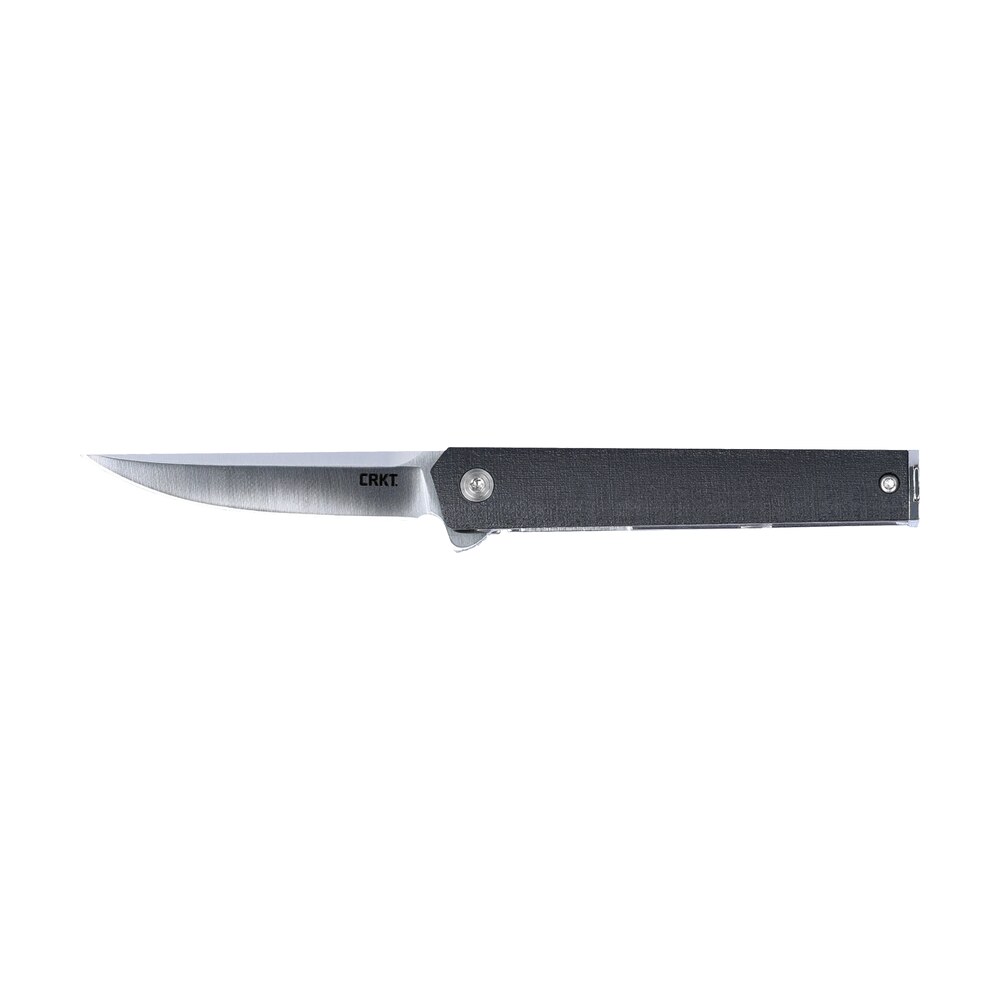 crkt 7095kx ceo compact 2.61" folding plain satin 4116 ss blade/black grn handle includes pocket clip CRKT 7095KX CEO Compact 2.61" Folding Plain Satin 4116 SS Blade/Black GRN Handle Includes Sports South item 156773