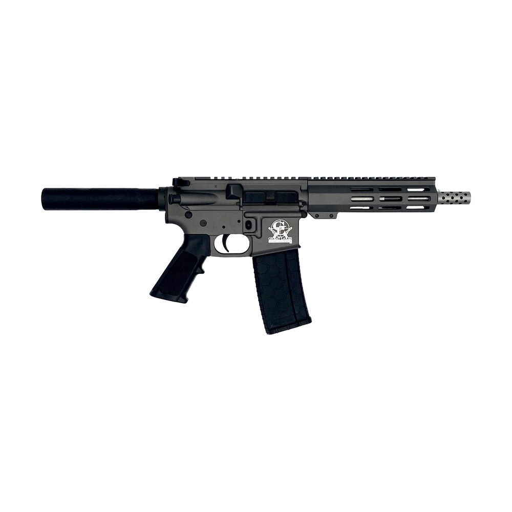 great lakes firearms gl15223ssptng ar 15 pistol 223 wylde 30+1 7.50" stainless barrel, tungsten rec, 7" m lok handguard, buffer tube (no brace), black a2 grip Great Lakes Firearms GL15223SSPTNG AR-15 Pistol 223 Wylde 30+1 7.50" Stainless Sports South item 156864