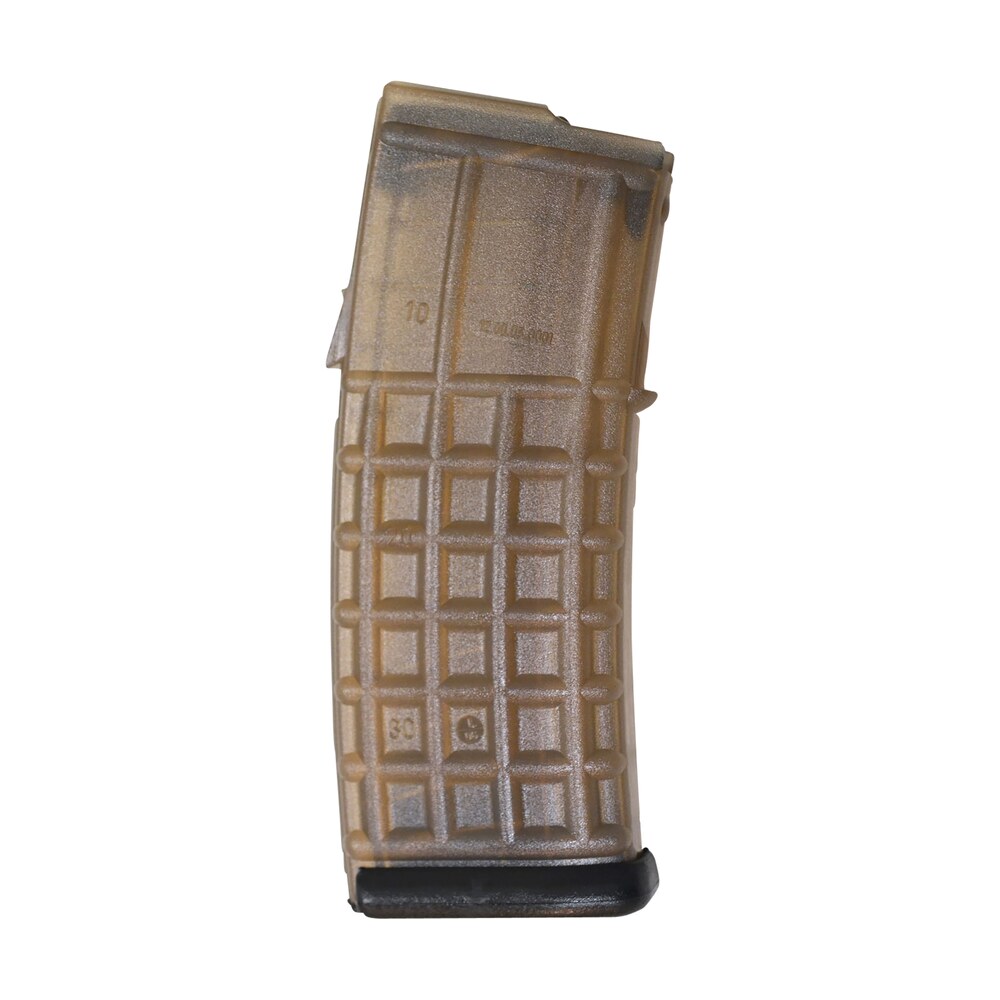 steyr arms 1200050510 oem replacement magazine 42rd detachable w/ black floor plate 5.56x45mm fits steyr arms aug clear black polymer Steyr Arms 1200050510 OEM Replacement Magazine 42rd Detachable Sports South item 156882