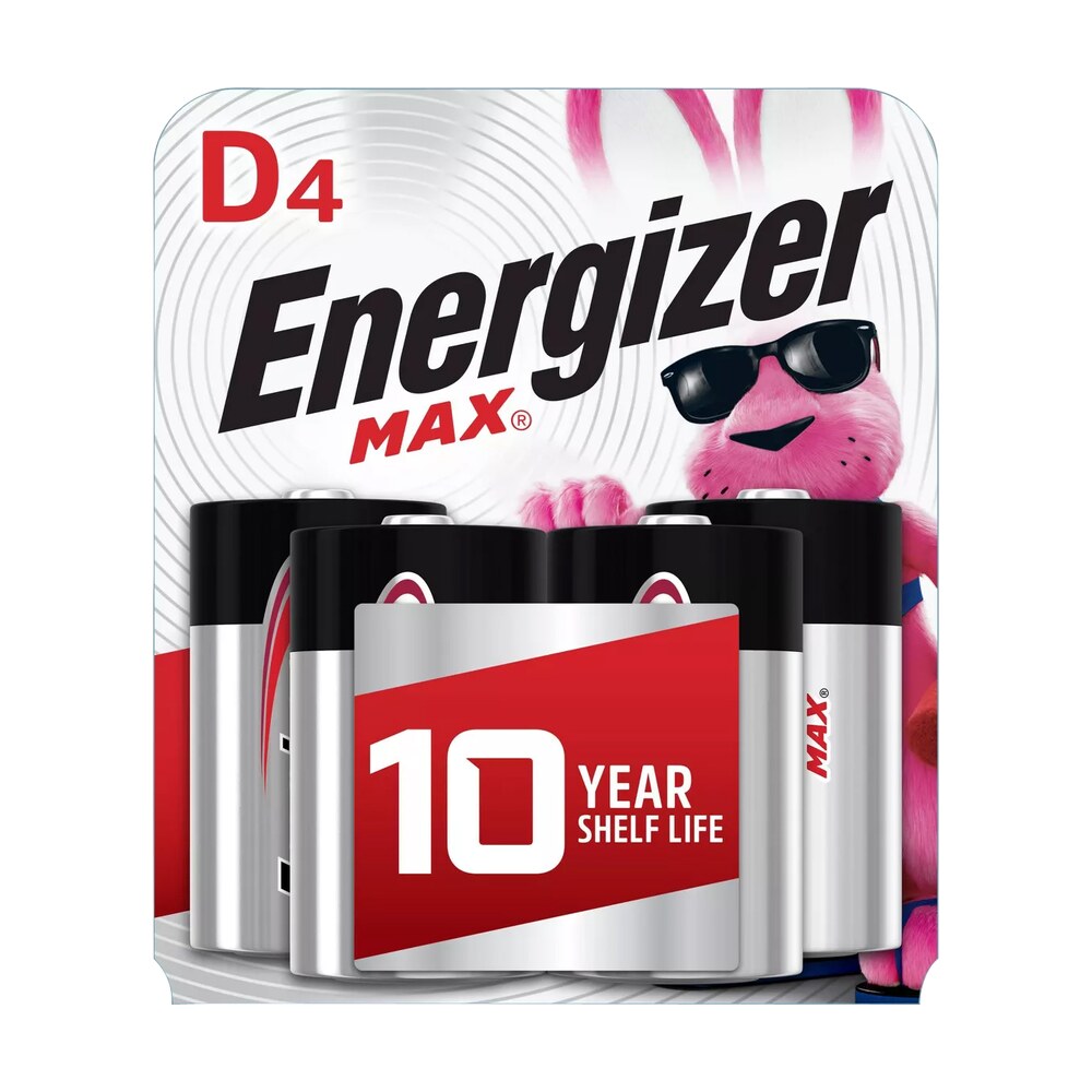 energizer e95bp4 max d batteries black & silver alkaline 1.5 volt, qty (12) 4 pack Energizer E95BP4 MAX D Batteries Black & Silver Alkaline 1.5 Volt, Qty (12) 4 Pack Sports South item 157126