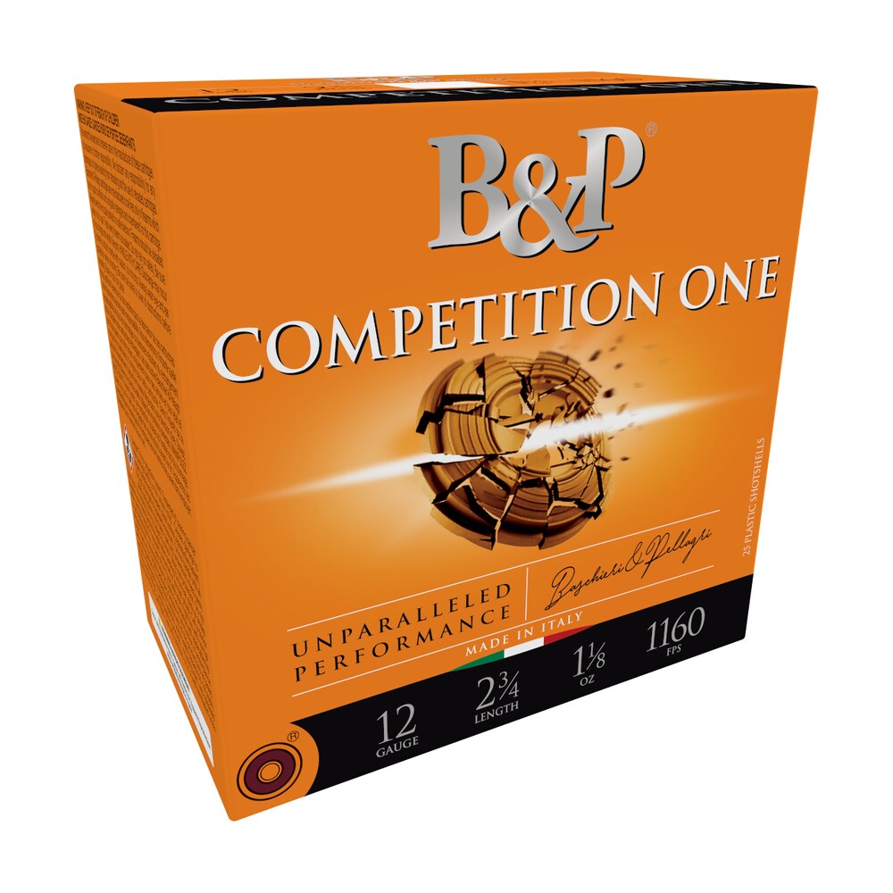 b&p ammunition 12b1cp9 competition one 12gauge 2.75" 1oz 9shot 25 per box/10 case B&P Ammunition 12B1CP9 Competition One 12Gauge 2.75" 1oz 9Shot 25 Per Box/10 Case Sports South item 157166
