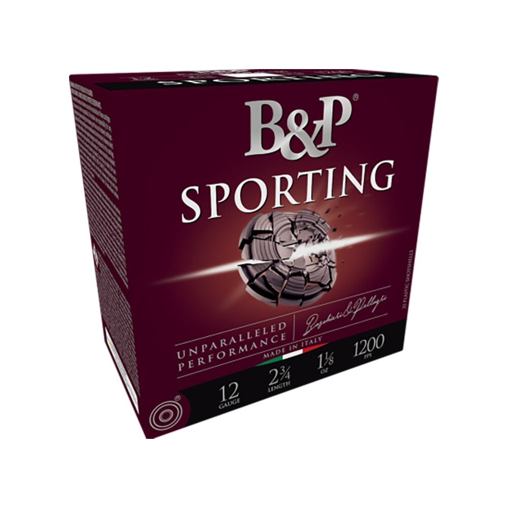 b&p 12b1scl8 sporting clay 12gauge 2.75" 1oz 8shot 25 per box/10 case B&P 12B1SCL8 Sporting Clay 12Gauge 2.75" 1oz 8Shot 25 Per Box/10 Case Sports South item 157168