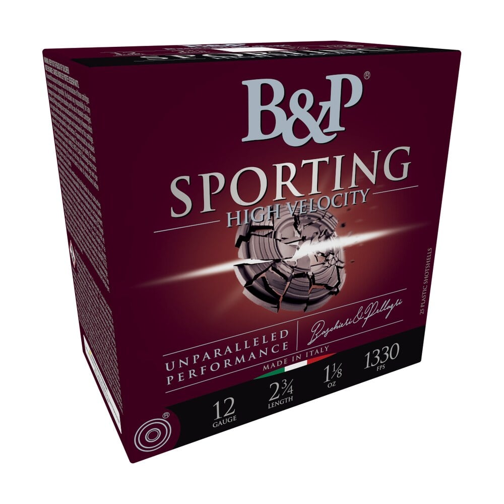 b&p 12b8sch8 sporting clay 12gauge 2.75" 1 1/8oz 8shot 25 per box/10 case B&P 12B8SCH8 Sporting Clay 12Gauge 2.75" 1 1/8oz 8Shot 25 Per Box/10 Case Sports South item 157169