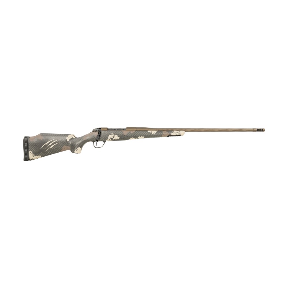 fierce firearms frg7prc24mm twisted rage full size 7mm rem 3+1 24" midnight bronze cerakote fluted threaded barrel & receiver, trophy camo c3 carbon rage w/pic rail carbon fiber stock Fierce Firearms FRG7PRC24MM Twisted Rage Full Size 7mm Rem 3+1 24" Midnight Bronze Cerakote Sports South item 157174