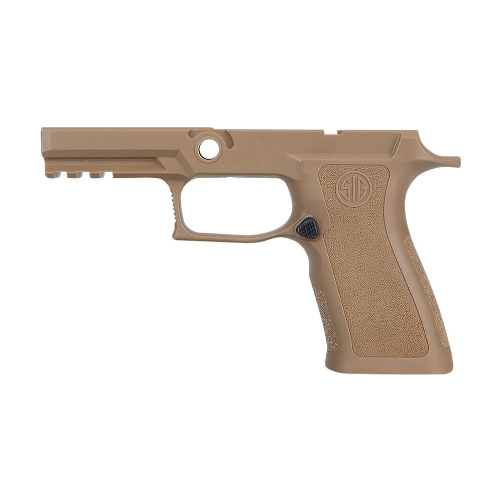 sig sauer gripmodxca943smcoy p320 grip module x series carry (small size module), 9mm luger/40 s&w/357 sig, coyote polymer, fits sig p320 (3.90" & 4.70") Sig Sauer GRIPMODXCA943SMCOY P320 Grip Module X-Series Carry (Small Size Module), 9mm Luger/40 Sports South item 157401