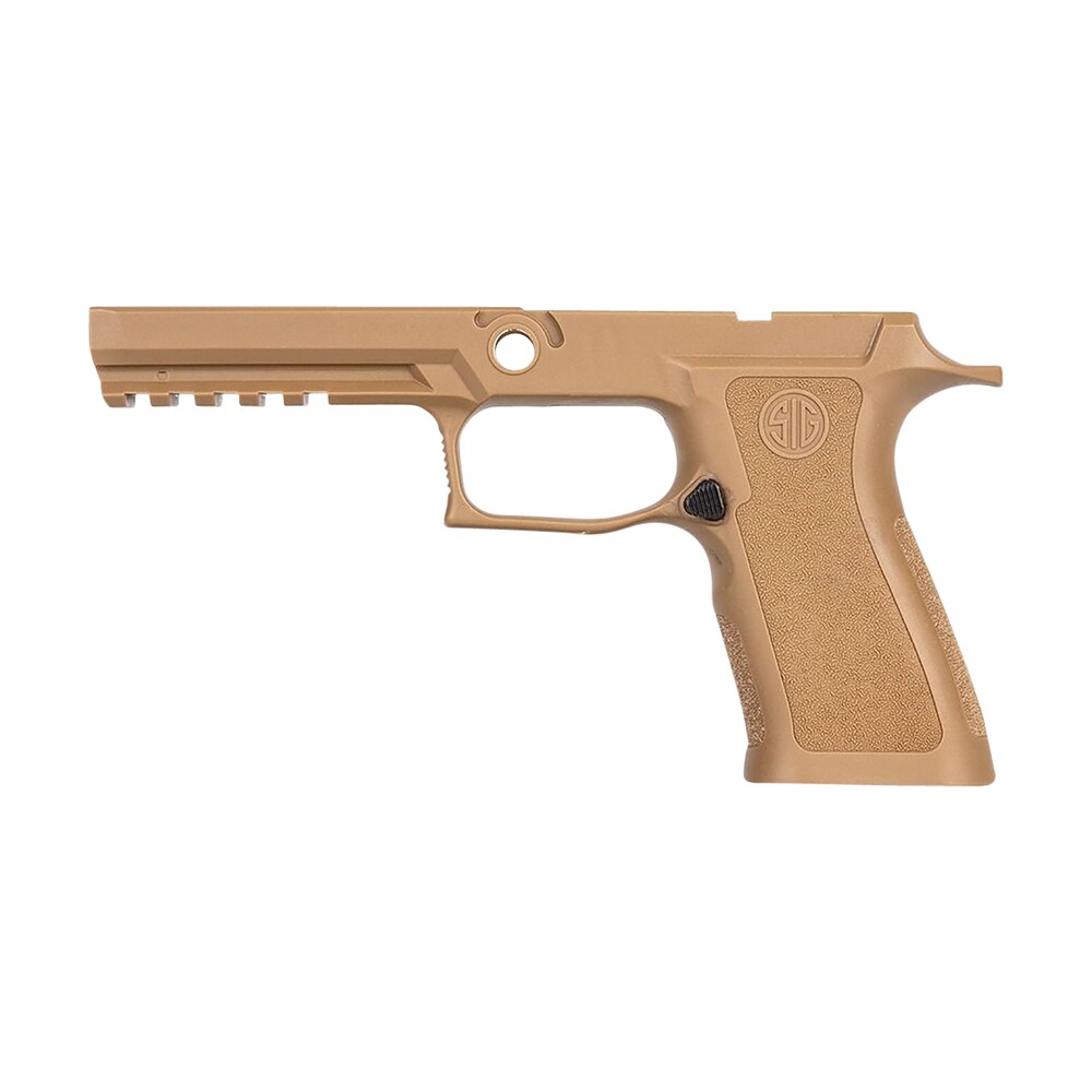 sig sauer gripmodxf943mcoy p320 grip module x series (medium size module), 9mm luger/40 s&w/357 sig, coyote polymer, fits full size sig p320 (4.70") Sig Sauer GRIPMODXF943MCOY P320 Grip Module X-Series (Medium Size Module), 9mm Luger/40 Sports South item 157405