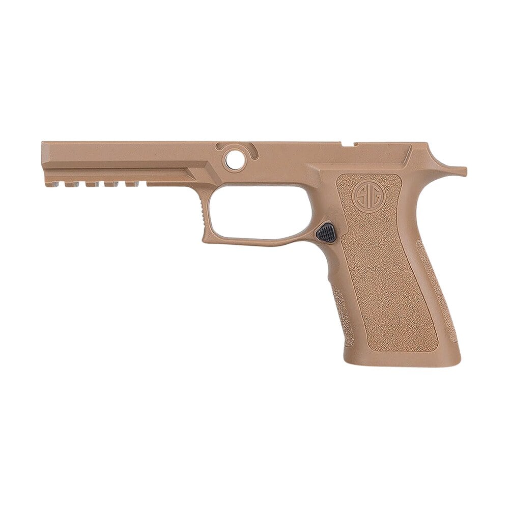 sig sauer gripmodxf943smcoy p320 grip module x series (small size module), 9mm luger/40 s&w/357 sig, coyote polymer, fits full size sig p320 (4.70") Sig Sauer GRIPMODXF943SMCOY P320 Grip Module X-Series (Small Size Module), 9mm Luger/40 Sports South item 157407