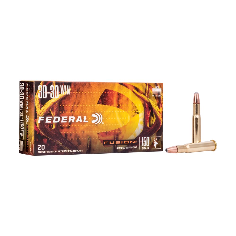 federal f3030fs1 fusion 30 30win 150gr bonded soft point 20 per box/10 case Federal F3030FS1 Fusion 30-30Win 150gr Bonded Soft Point 20 Per Box/10 Case Sports South item 15746