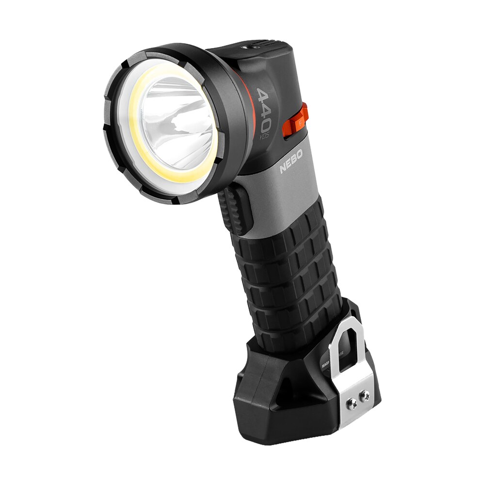 nebo nebspt1004 luxtreme sl25r spotlight black 30/300/500 lumens white led/red flood NEBO NEBSPT1004 Luxtreme SL25R Spotlight Black 30/300/500 Lumens White LED/Red Flood Sports South item 157465