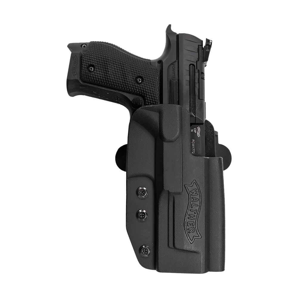 walther arms 5130217 ppq q5 match steel frame owb holster black kydex belt slide Walther Arms 5130217 PPQ Q5 Match Steel Frame OWB Holster Black Kydex Belt Slide Sports South item 157553