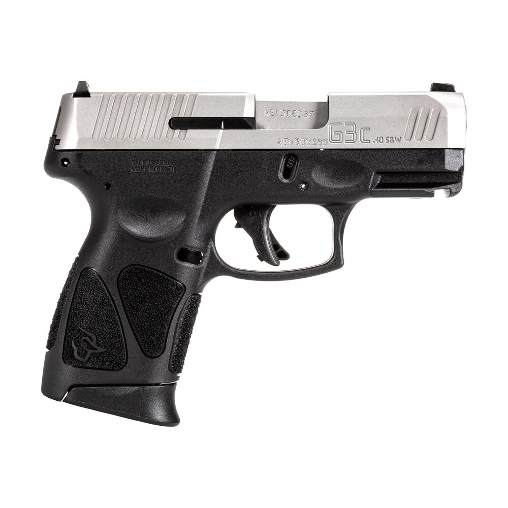 taurus 1g3c4039 g3c compact frame 40 s&w 10+1 3.26" matte stainless steel barrel, serrated stainless steel slide, black polymer frame w/picatinny rail, black polymer grip Taurus 1G3C4039 G3C Compact Frame 40 S&W 10+1 3.26" Matte Stainless Steel Sports South item 157575