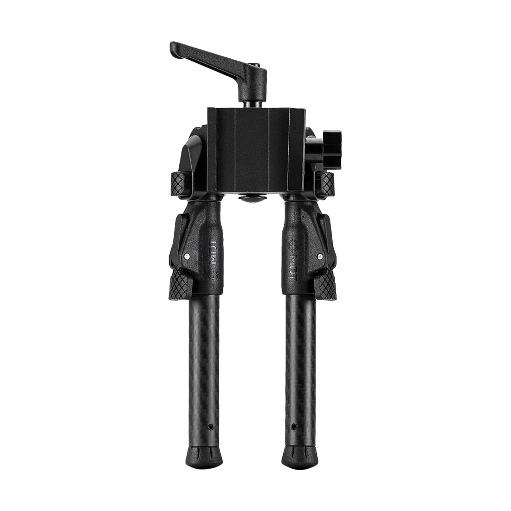 mdt sporting goods inc 105561blk grnd pod black 4.50" 9" carbon fiber/aluminum, adj. throw lever, 4 leg postitions, fits arca rail & rrs dovetail Mdt Sporting Goods Inc 105561BLK GRND-POD Black 4.50"-9" Carbon Fiber/Aluminum, Adj. Throw Sports South item 157605