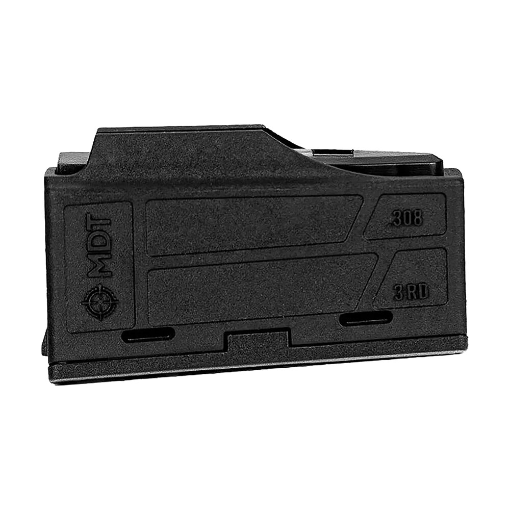 mdt sporting goods inc 105089blk aics magazine 3rd flush fit 308/6.5 creedmoor short action, black polymer fits some chassis/bottom metal (mdt/xlr/krg/grs/cdi/pacific tool & gauge) Mdt Sporting Goods Inc 105089BLK AICS Magazine 3rd Flush Sports South item 157652