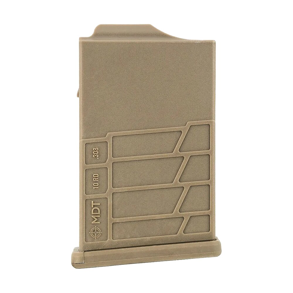 mdt sporting goods inc 104447fde aics magazine 10rd extended 308/6.5 creedmoor short action, fde polymer fits some chassis/bottom metal (mdt/xlr/krg/grs/cdi/pacific tool & gauge) Mdt Sporting Goods Inc 104447FDE AICS Magazine 10rd Extended 308/6.5 Creedmoor Short Action, Sports South item 157654