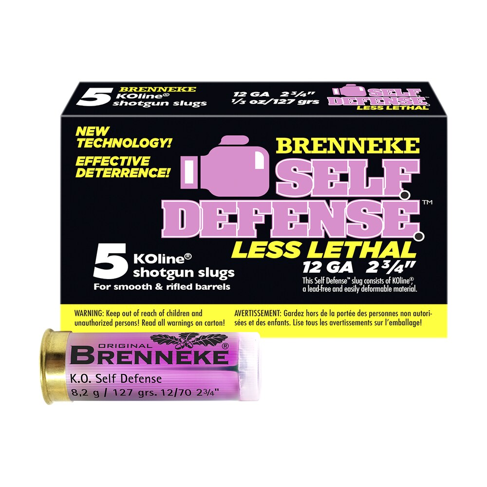 brenneke sl122sdll self defense 12gauge 2.75" 1/3oz sabot slug shot 5 per box/50 case Brenneke SL122SDLL Self Defense 12Gauge 2.75" 1/3oz Sabot Slug Shot 5 Per Box/50 Case Sports South item 157662