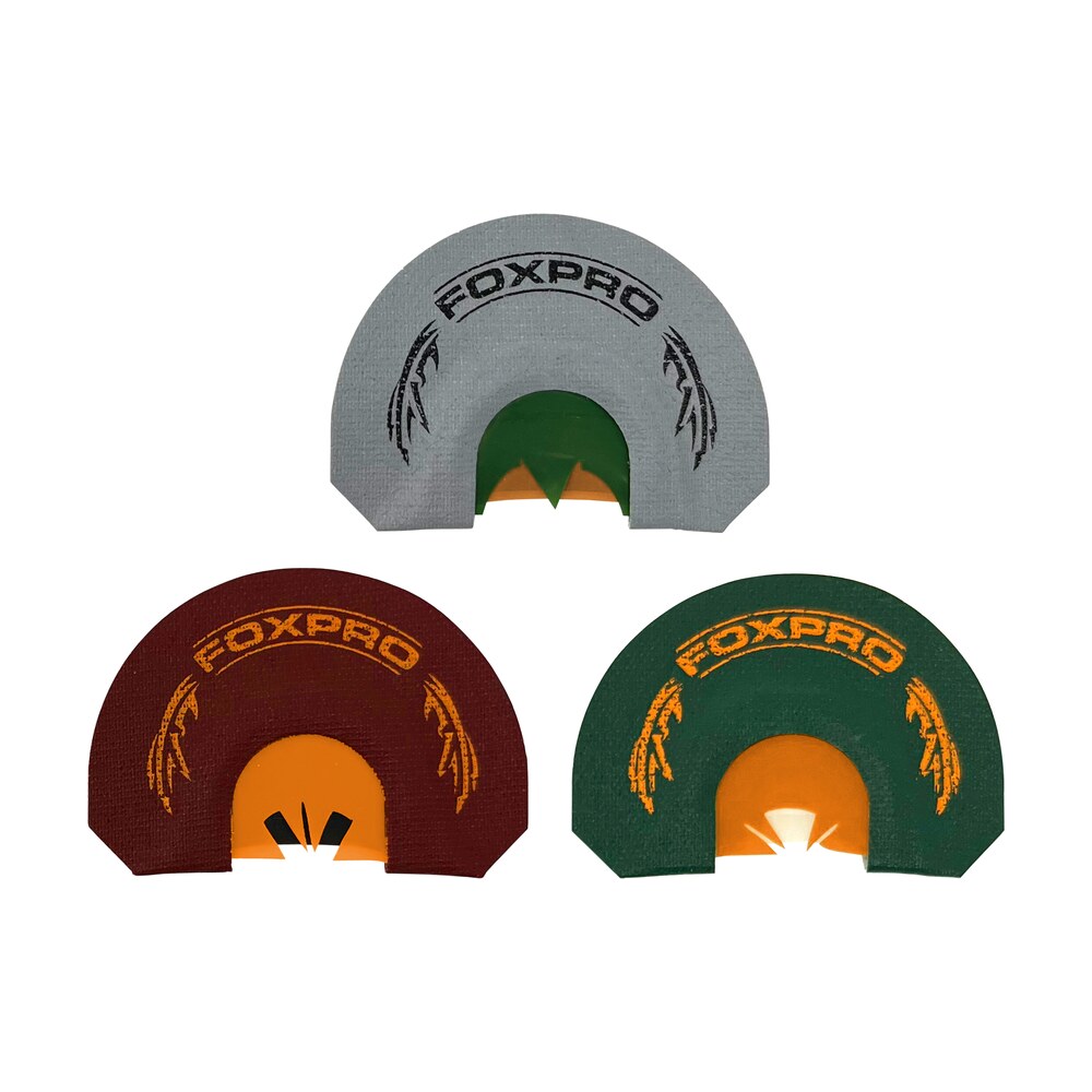foxpro csbrdtkrcombo beardtaker combo diaphragm call attracts turkey gray/green/red 3 pack Foxpro CSBRDTKRCOMBO Beardtaker Combo Diaphragm Call Attracts Turkey Gray/Green/Red 3 Pack Sports South item 157792