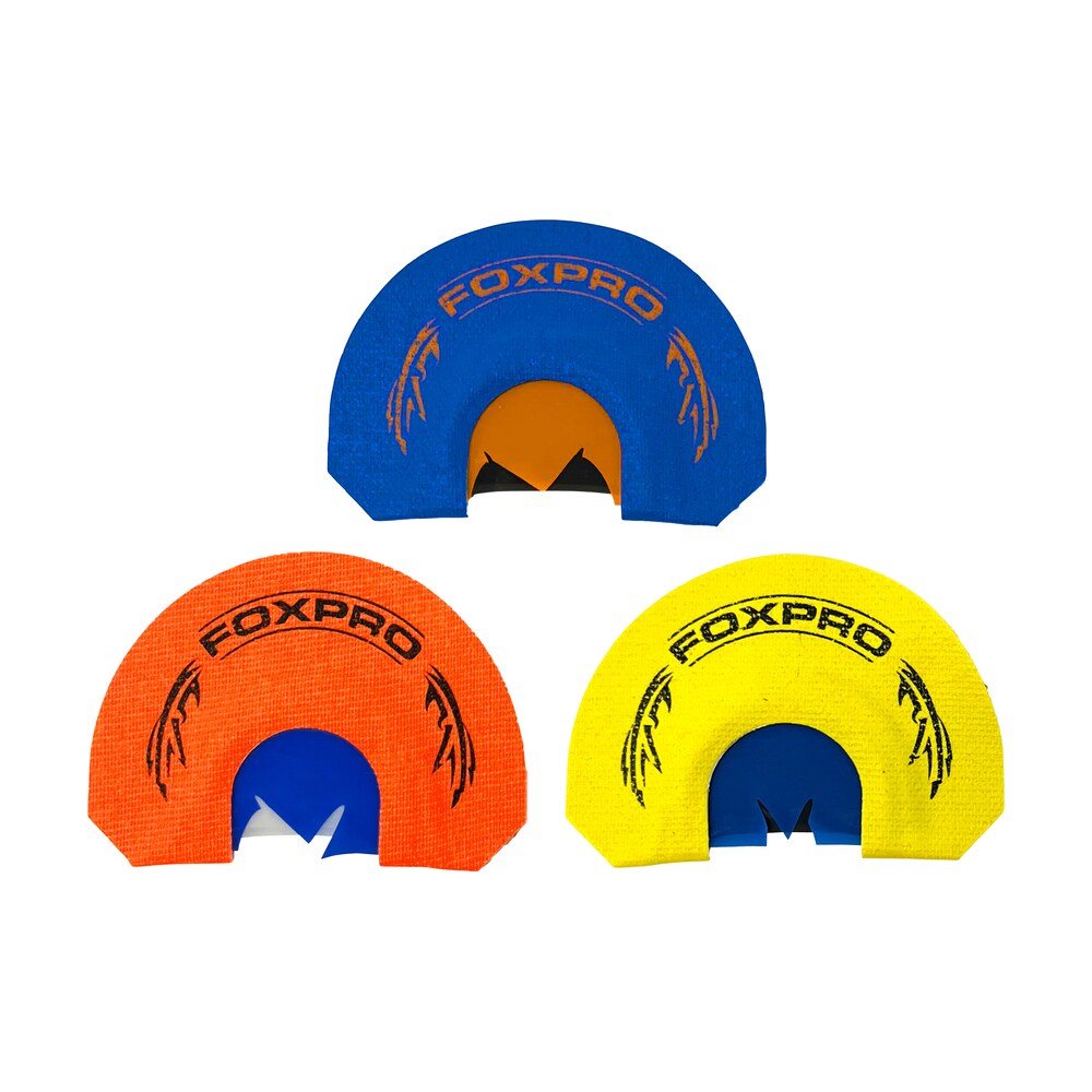 foxpro csspurtkrcombo spurtaker combo diaphragm call attracts turkey blue/orange/yellow 3 pack Foxpro CSSPURTKRCOMBO Spurtaker Combo Diaphragm Call Attracts Turkey Blue/Orange/Yellow 3 Pack Sports South item 157793