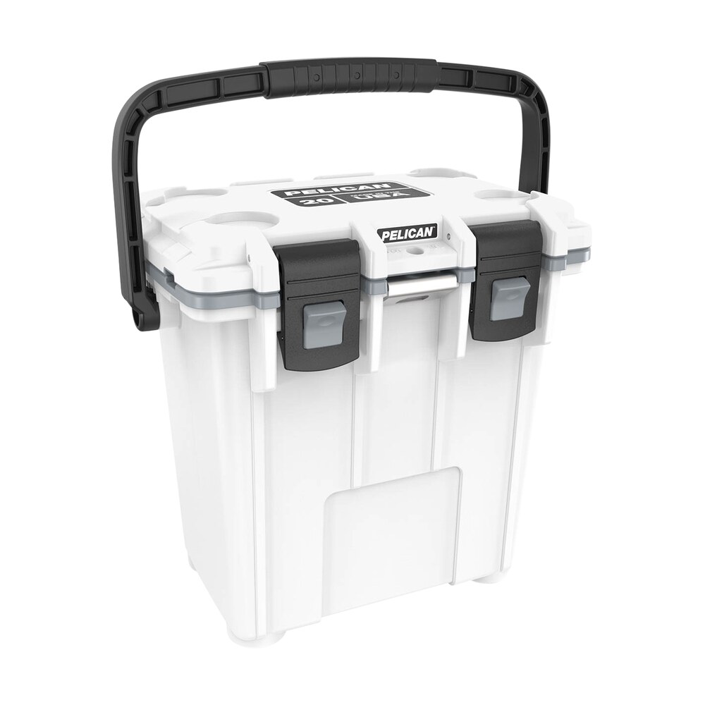 pelican 20q 1 whtgry 20qt elite cooler wht/gry PELICAN 20Q-1-WHTGRY 20QT ELITE COOLER WHT/GRY Sports South item 157908