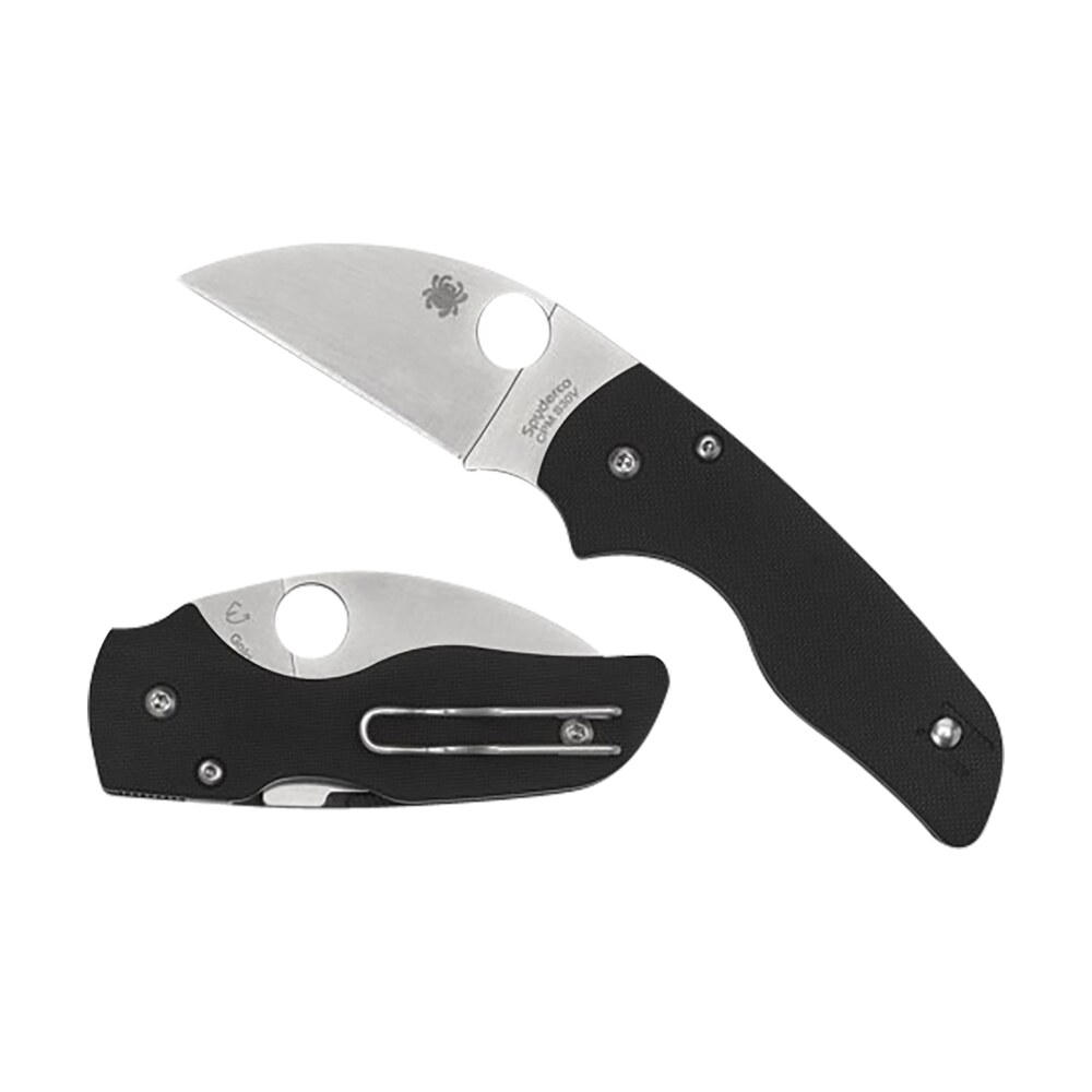 spyderco c230gpwc lil' native 2.44" folding wharncliffe plain cpm s30v ss blade/black textured g10 handle includes pocket clip Spyderco C230GPWC Lil' Native 2.44" Folding Wharncliffe Plain CPM S30V SS Blade/Black Textured Sports South item 158086