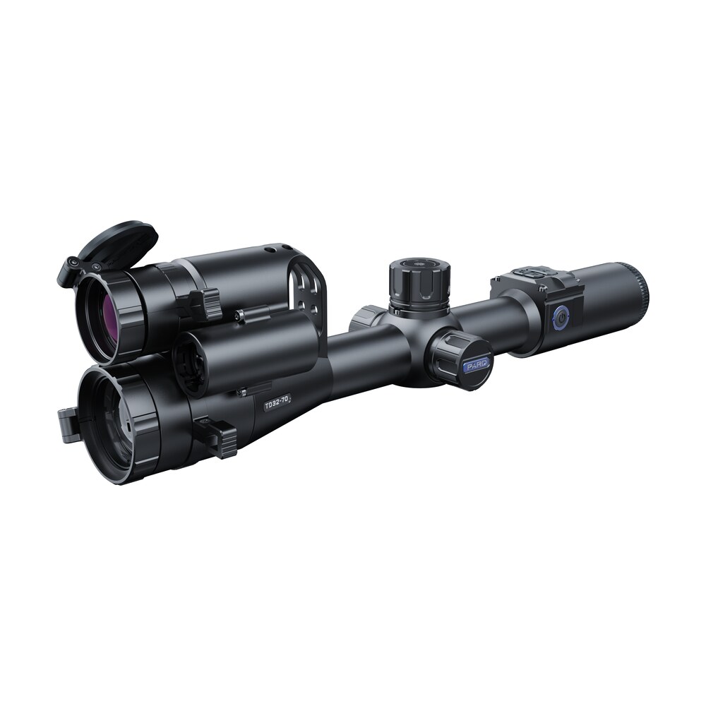 pard td3270/850/l/f td32 multispectral thermal night vision rifle scope black 3 6.5x 70mm, 35 mm multi reticle features laser rangefinder PARD TD3270/850/L/F TD32 Multispectral Thermal Night Vision Rifle Scope Black 3-6.5x 70mm, 35 Sports South item 158105