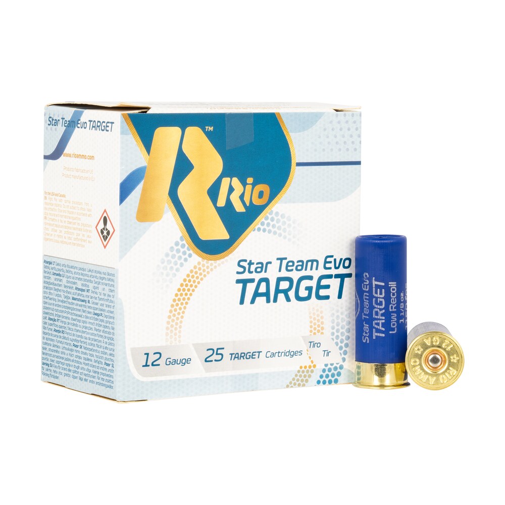 rio ammunition stt32lr75 team target 12gauge 2.75" 1 1/8oz 7.5shot 25 per box/10 case Rio Ammunition STT32LR75 Team Target 12Gauge 2.75" 1 1/8oz 7.5Shot 25 Per Box/10 Case Sports South item 158123