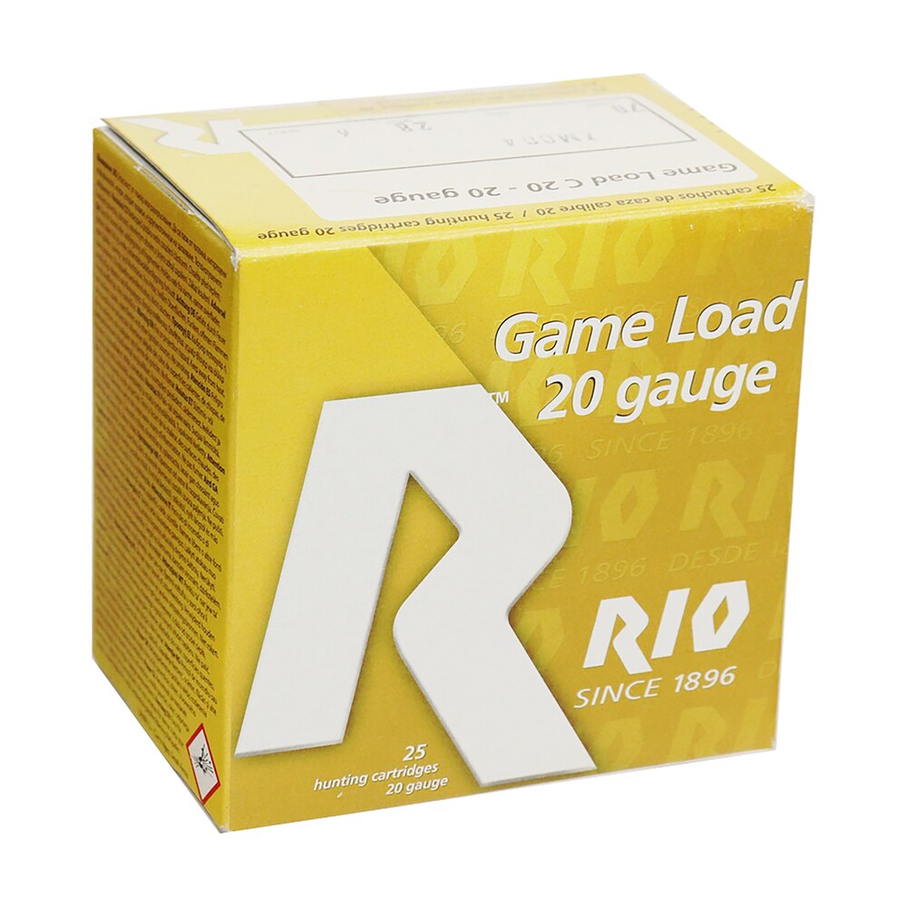 rio ammunition rc20mgn6 game load 20gauge 3" 1 1/4oz 6shot 25 per box/10 case Rio Ammunition RC20MGN6 Game Load 20Gauge 3" 1 1/4oz 6Shot 25 Per Box/10 Case Sports South item 158135
