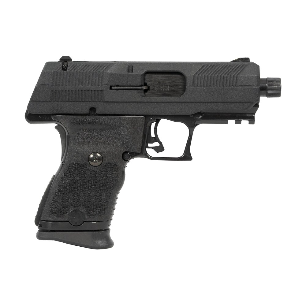 hi point yc9yeet yc9 9mm luger 10+1 4.12" black steel threaded barrel, black w/engraved "yeet cannon" yc9 styled/serrated slide, black polymer frame w/picatinny rail, black plastic grips Hi-Point YC9YEET YC9 9mm Luger 10+1 4.12" Black Steel Threaded Sports South item 158209