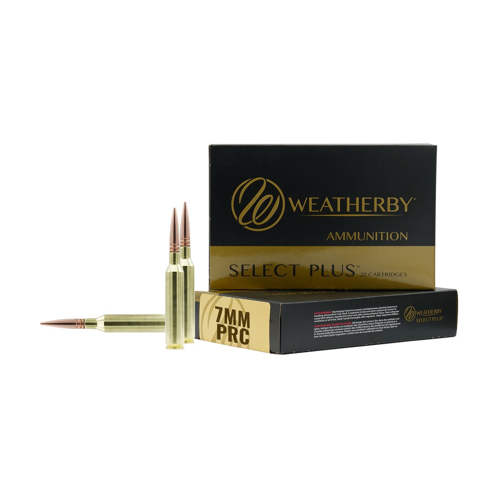 weatherby f7prc150sco select plus 7mmprc 150gr swift scirocco 20 per box/10 case Weatherby F7PRC150SCO Select Plus 7mmPRC 150gr Swift Scirocco 20 Per Box/10 Case Sports South item 158536