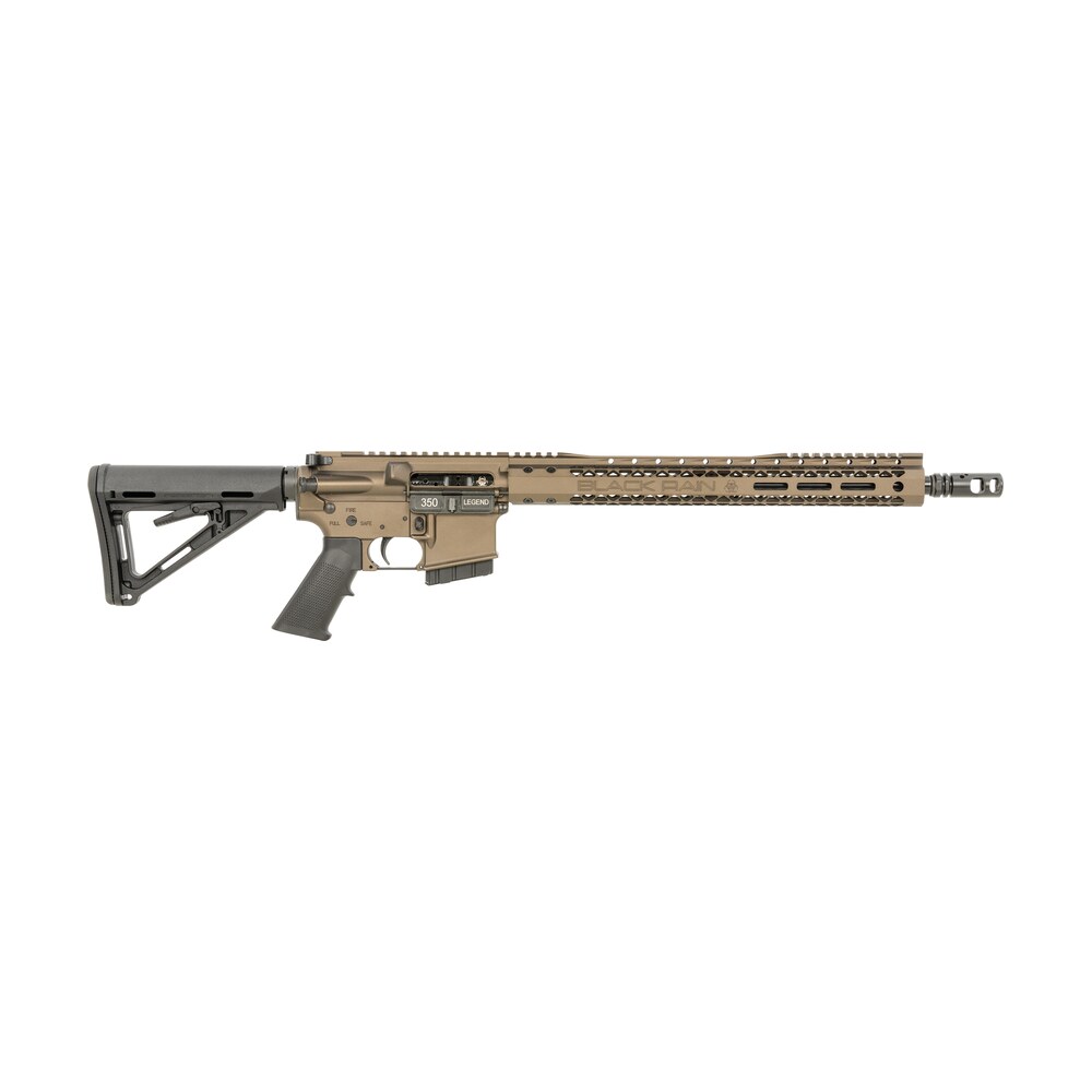 black rain ordnance brocarnivore350lmb carnivore 350 legend 20+1 16", midnight bronze cerakote, 15" slim m lok handguard, black magpul carbine stock & a2 grip, tank muzzle brake Black Rain Ordnance BROCARNIVORE350LMB Carnivore 350 Legend 20+1 16", Midnight Bronze Cerakote, Sports South item 158564
