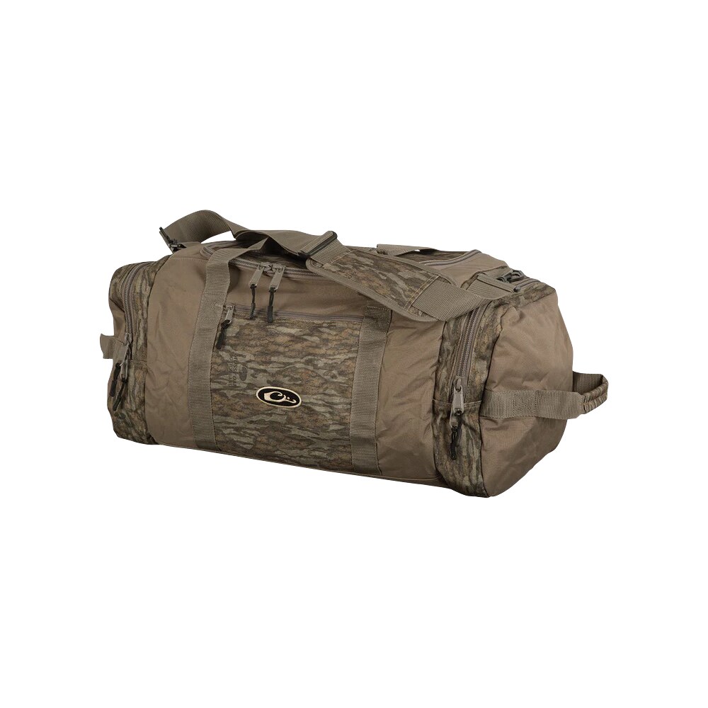 drake waterfowl db36510063 duffle bag large mossy oak bottomland polyester, 3 exterior pockets, adj. shoulder strap Drake Waterfowl DB36510063 Duffle Bag Large Mossy Oak Bottomland Polyester, 3 Exterior Pockets, Sports South item 158595